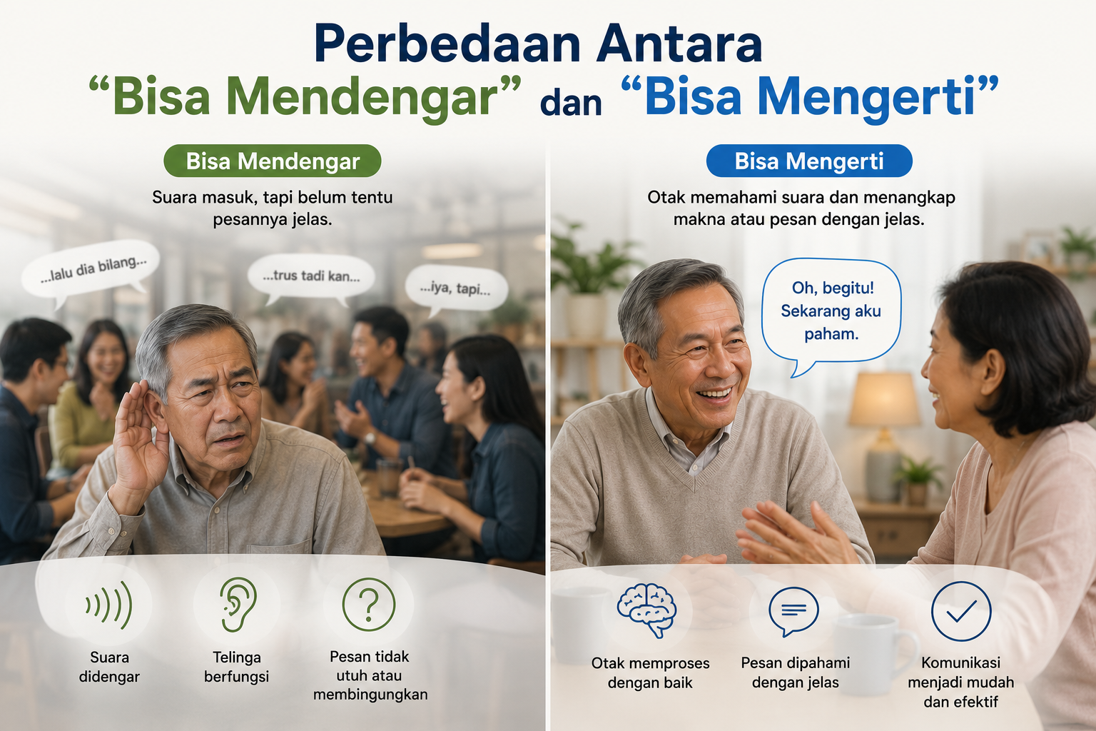 Perbedaan Antara “Bisa Mendengar” dan “Bisa Mengerti”